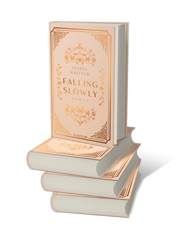 Bücherstapel des Buches „Falling slowly“