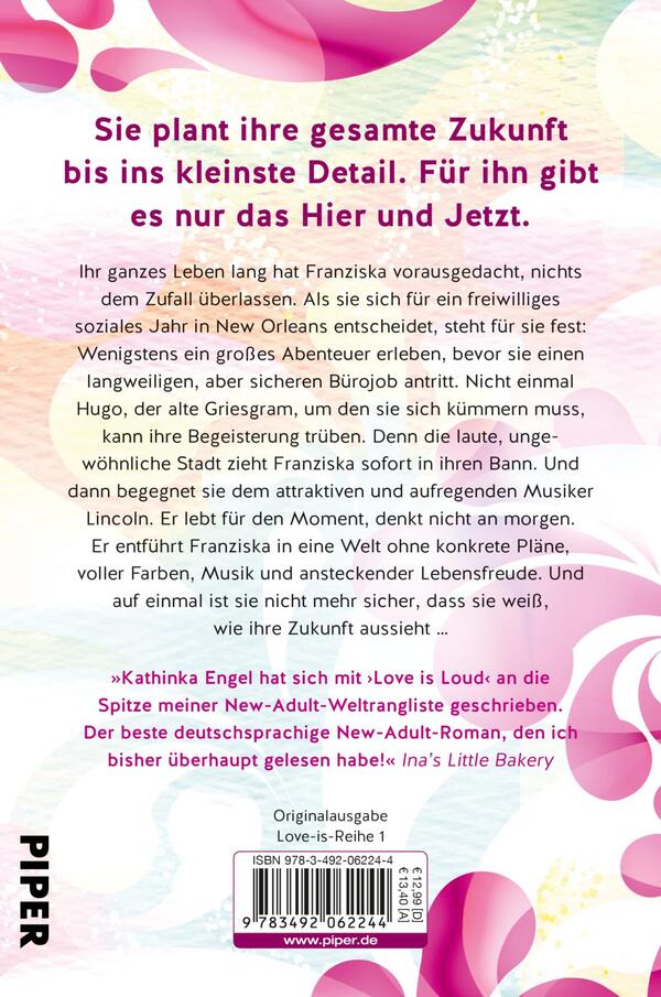Rückansicht des Buches „Love is Loud – Ich höre nur dich“