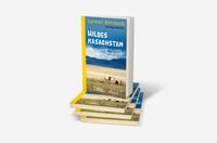 Bücherstapel des Buches „Wildes Kasachstan“