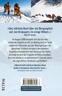 Rückansicht des Buches „Kein Weg zurück“