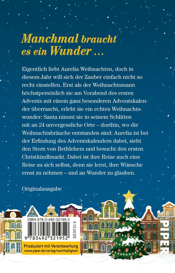 Rückansicht des Buches „Meine zauberhafte Weihnachtsreise“