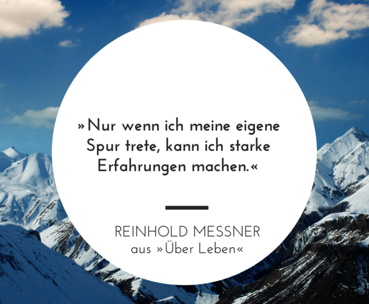über Leben Von Reinhold Messner Piper