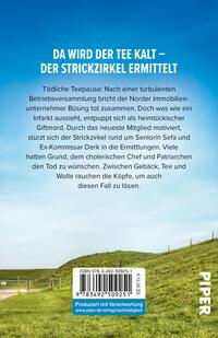 Rückansicht des Buches „Tod zur Teetied“