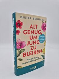 Außenansicht des Buches „Alt genug, um jung zu bleiben“