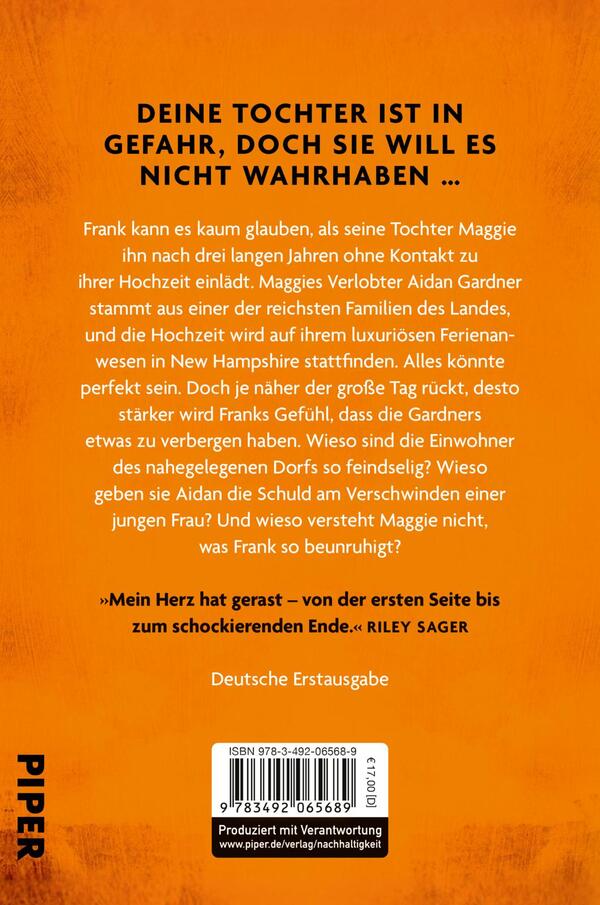 Rückansicht des Buches „Dein letztes Fest“