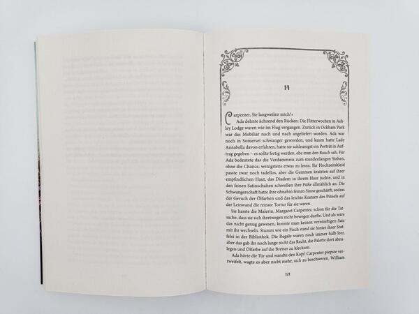 Innenansicht des Buches „Die geniale Rebellin“