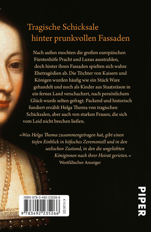 Rückansicht des Buches „Ungeliebte Königin“