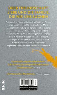 Rückansicht des Buches „Wir sind das Leben“