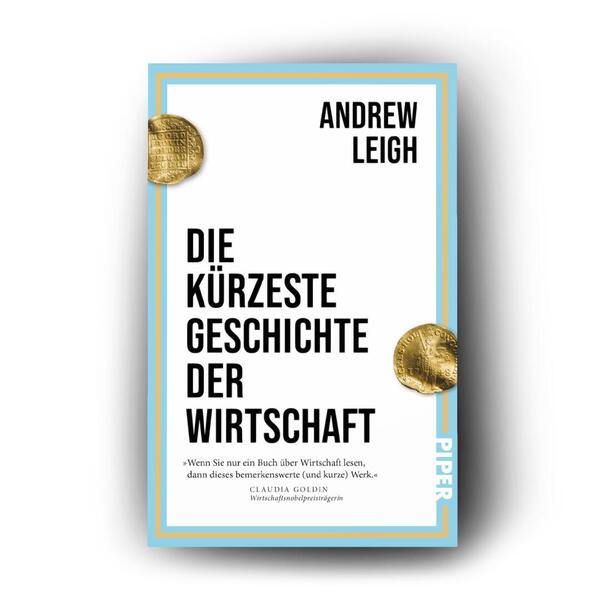 Außenansicht des Buches „Die kürzeste Geschichte der Wirtschaft“