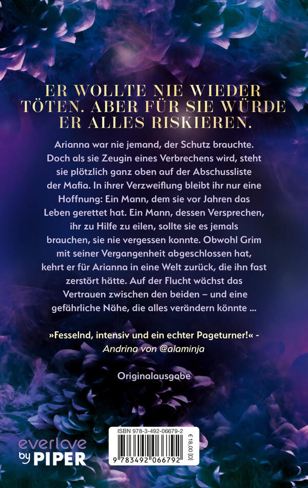 Rückansicht des Buches „Promised to protect – Er begleicht seine Schuld. Immer.“