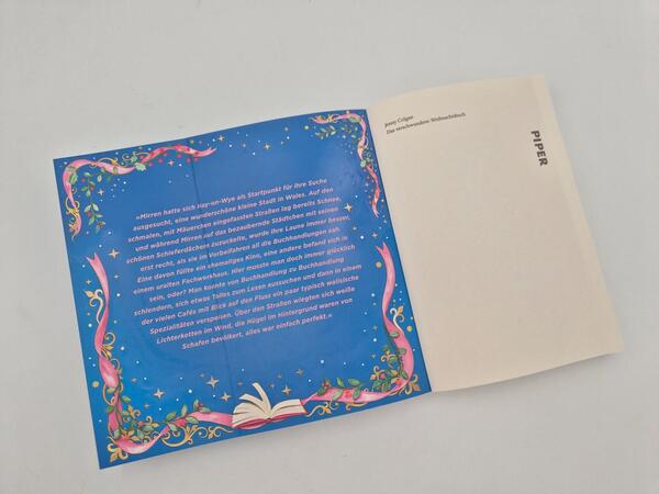 Außenansicht des Buches „Das verschwundene Weihnachtsbuch“