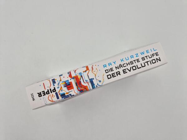 Außenansicht des Buches „Die nächste Stufe der Evolution“