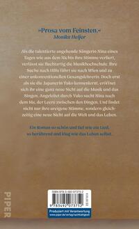 Rückansicht des Buches „Regentropfen fallen langsam“