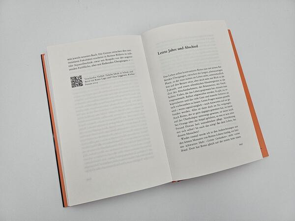 Innenansicht des Buches „Remo Largo – Ein Leben für die Kinder“