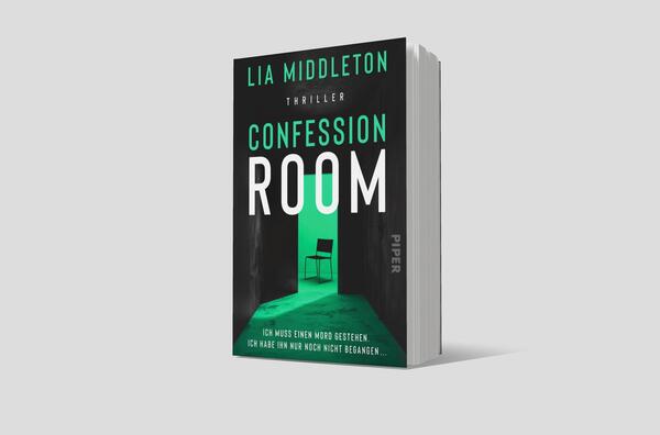 Außenansicht des Buches „Confession Room“