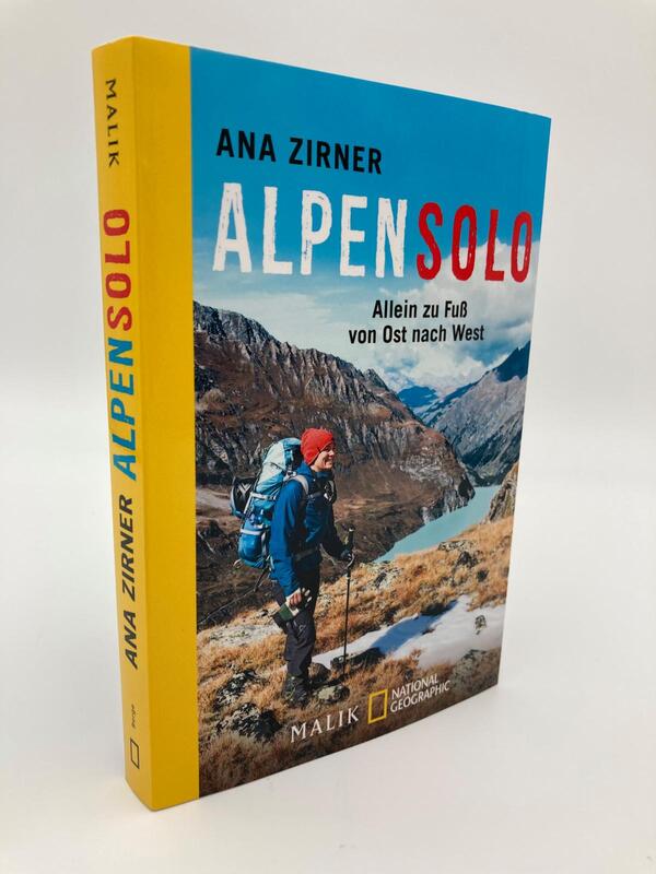 Innenansicht des Buches „Alpensolo“