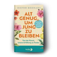Außenansicht des Buches „Alt genug, um jung zu bleiben“