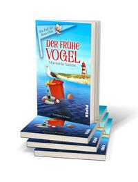 Bücherstapel des Buches „Der frühe Vogel“