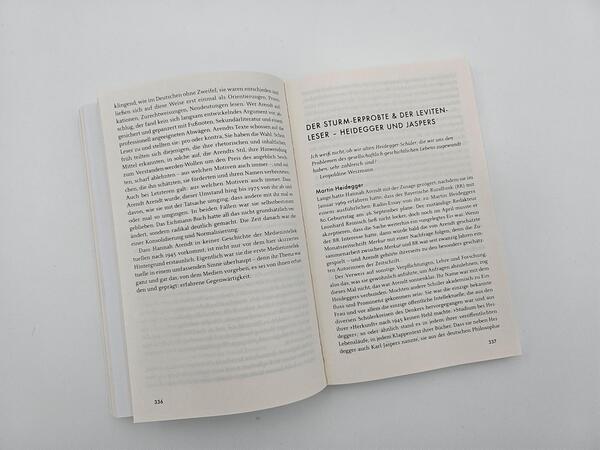 Außenansicht des Buches „Hannah Arendt“