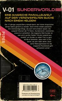 Rückansicht des Buches „Sunderworld – Die beachtlichen Misserfolge des Leopold Berry“