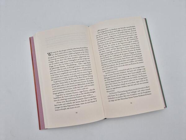 Außenansicht des Buches „Die Dichterin“