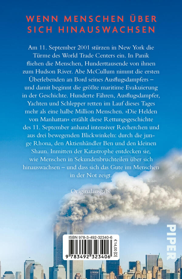 Rückansicht des Buches „Die Helden von Manhattan“