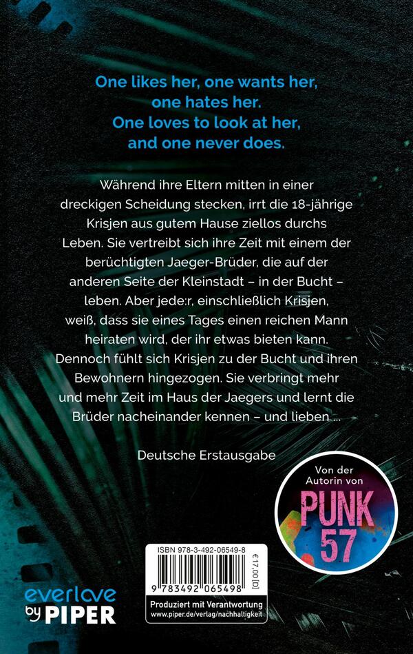 Rückansicht des Buches „Five Brothers – Wen würdest du lieben, wenn du keine Angst hättest?“ 