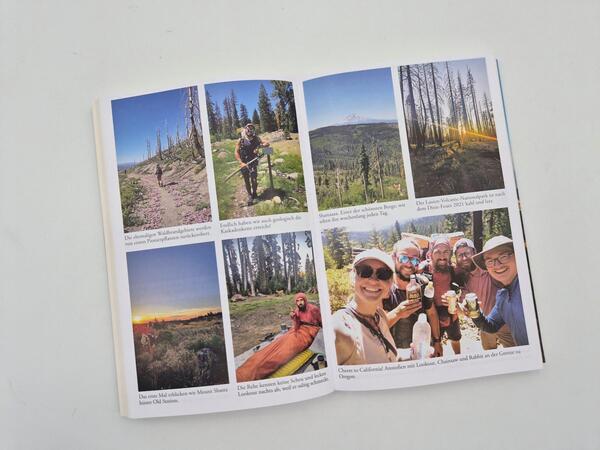 Außenansicht des Buches „7 Millionen Schritte auf dem Pacific Crest Trail“