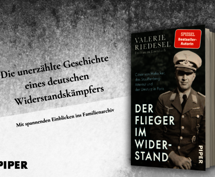 Atmosphärischer Banner mit Buchcover