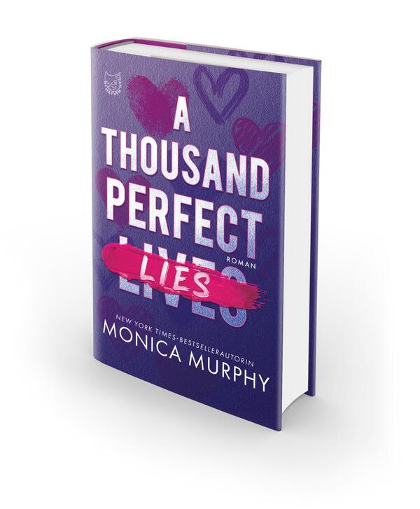 Außenansicht des Buches „A thousand perfect Lies“
