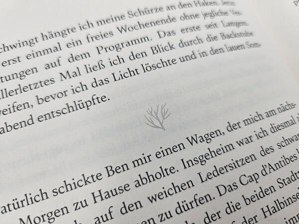 Außenansicht des Buches „Korallenrosa“
