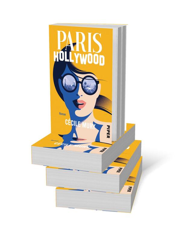 Bücherstapel des Buches „Paris Hollywood“