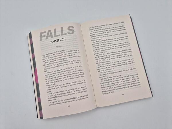 Außenansicht des Buches „Falls Boys“