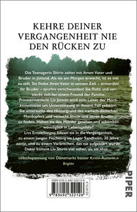 Rückansicht des Buches „Aschezeichen“