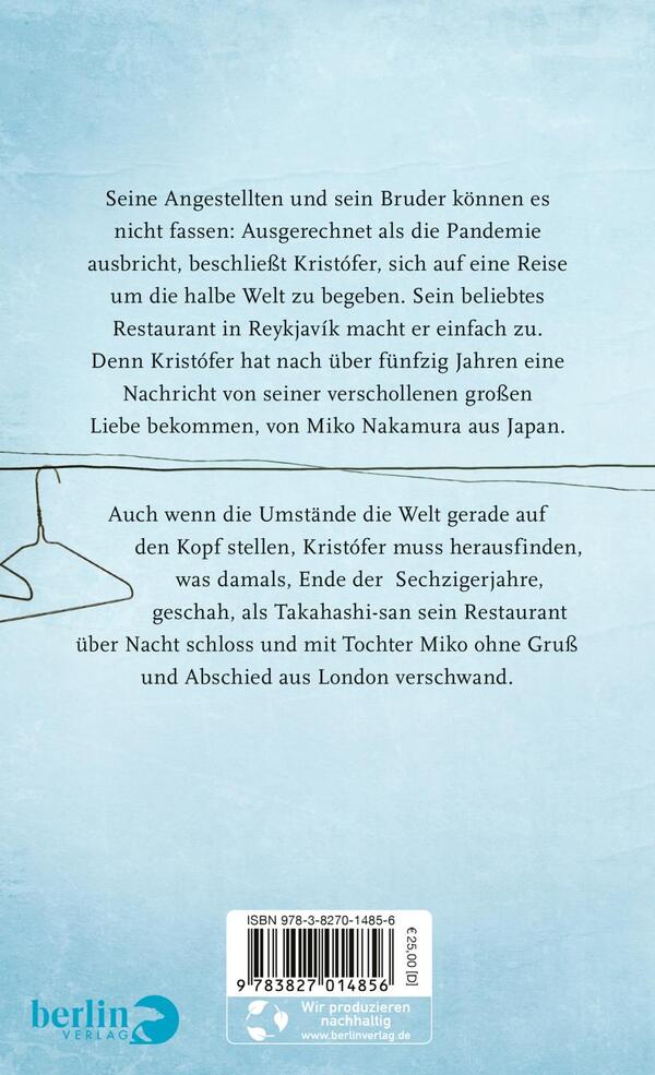 Rückansicht des Buches „Berührung“ 