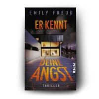 Außenansicht des Buches „Er kennt deine Angst“