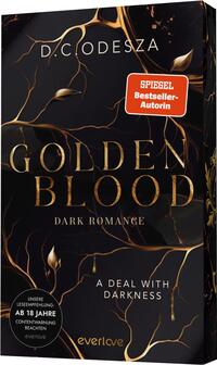 Außenansicht des Buches „Golden Blood – A Deal with Darkness “