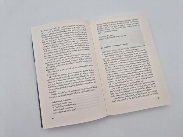 Außenansicht des Buches „Ich bin dann mal weg“