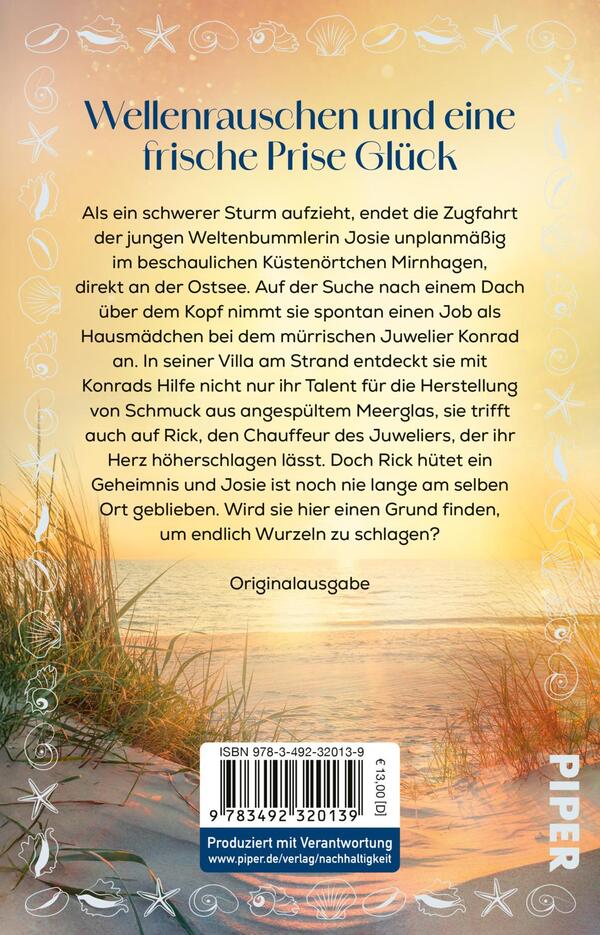 Rückansicht des Buches „Träume aus Meerglas“