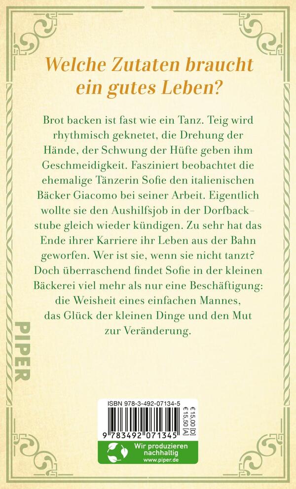Rückansicht des Buches „Der Geschichtenbäcker“