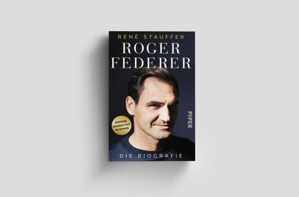 Außenansicht des Buches „Roger Federer“