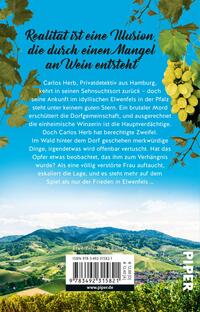 Rückansicht des Buches „Winzerfluch“