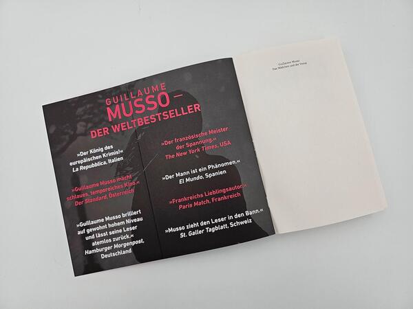 Außenansicht des Buches „Das Mädchen und der Verrat“