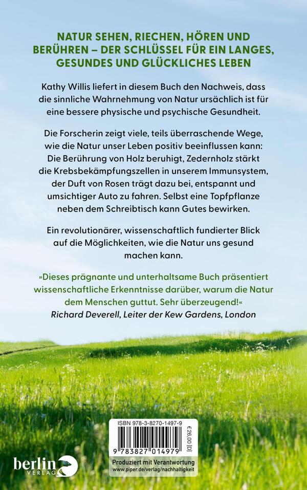 Rückansicht des Buches „Die Superkraft der Pflanzen“ 