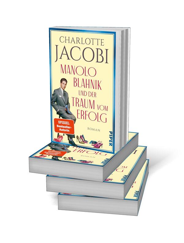 Bücherstapel des Buches „Manolo Blahnik und der Traum vom Erfolg“