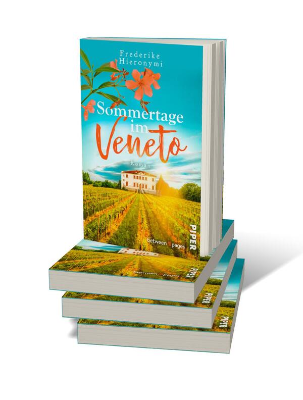 Bücherstapel des Buches „Sommertage im Veneto“