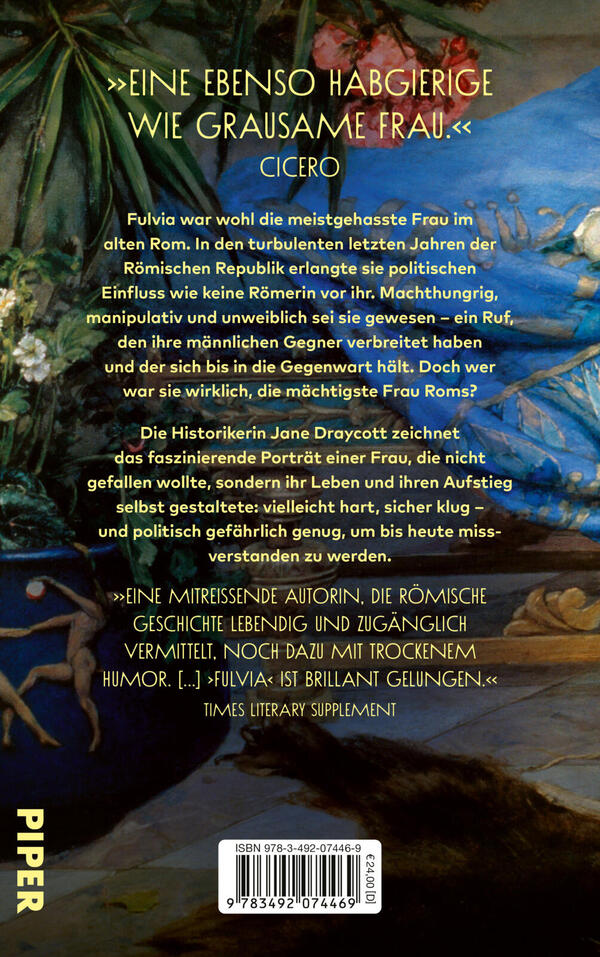 Rückansicht des Buches „Fulvia“