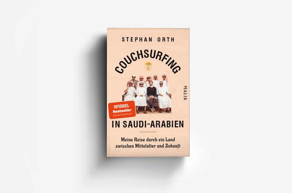 Außenansicht des Buches „Couchsurfing in Saudi-Arabien“