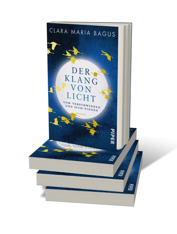Bücherstapel des Buches „Der Klang von Licht“