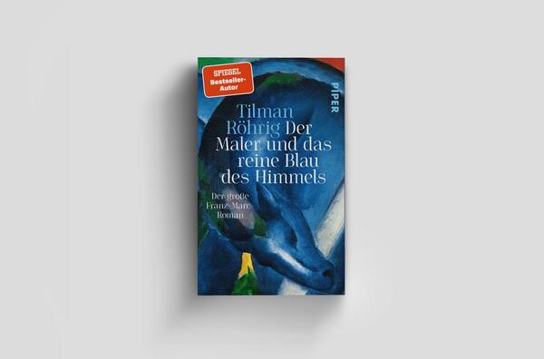 Außenansicht des Buches „Der Maler und das reine Blau des Himmels“